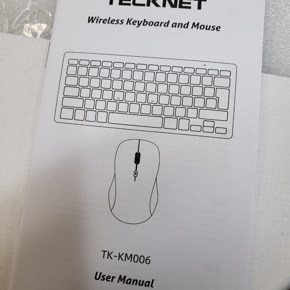 TECKNET Wireless Keyboard and Mouse Combo, Mini Cordless Computer Keyboard - Picture 8 of 10